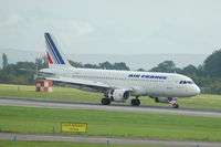 F-GKXT @ EGCC - Air France Airbus A320-214 Lands at Manchester Airport - by David Burrell