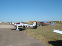 N80434 @ KGLE - At the Fall Festival of Flight — the 48th Annual Fly-in at the Gainesville Municipal Airport hosted by the Texas Chapter of the Antique Airplane Association - by Larry Burgess