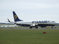 EI-DPV @ EGPH - Ryanair Boeing 737-8AS landing on runway 24 - by Mike stanners