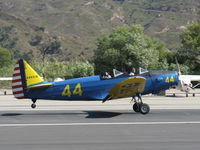 N641BP @ SZP - Fairchild M-62A CORNELL as PT-19, Franklin 6-440-5 inverted inline 200 Hp, landing roll Rwy 22 - by Doug Robertson