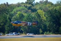 N70GA @ KFFC - twin beech taking off - by Connor Shepard