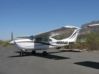 N6834R @ SZP - 1966 Cessna T210G TURBO CENTURION, Continental TSIO-520-C 285 Hp - by Doug Robertson