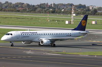 D-AECA @ EDDL - Lufthansa CityLine, Embraer ERJ-190LR (ERJ-190-100 LR), CN: 19000327, Aircraft Name: Deidesheim - by Air-Micha