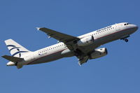 SX-DVS @ EDDL - Aegean Airlines, Airbus A320-232, CN: 3709 - by Air-Micha