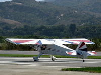 N6588C @ SZP - 1992 McCain SWICK-CLIP-T (aerobatic-modified Taylorcraft), Lycoming O-235 120 Hp, taxi - by Doug Robertson