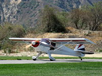 N6588C @ SZP - 1992  McCain SWICK-CLIP-T (aerobatic-modified Taylorcraft), Lycoming O-235 120 Hp, taxi - by Doug Robertson