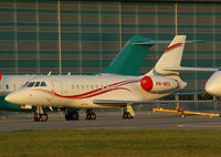 PR-NXG @ LOWW - Global Taxi Aero Falcon 2000 - by Thomas Ranner