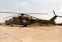 0836 @ EGVA - Another view of this Hind helicopter gunship of the Czech Air Force on display at the 1997 Intnl Air Tattoo at RAF Fairford. - by Peter Nicholson