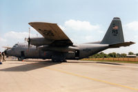 64-17681 @ EGVA - C-130E Hercules, callsign Herky 97, of Ramstein's 86th Airlift Wing on display at the 1997 Intnl Air Tattoo at RAF Fairford. - by Peter Nicholson