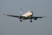 OH-LVG @ EBBR - Arrival of flight AY811 to RWY 02 - by Daniel Vanderauwera
