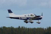 G-BNNO @ EGSH - Landing at Norwich. - by Graham Reeve