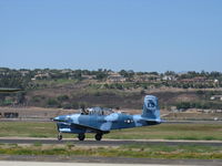 N18255 @ CMA - Beech A45 as T-34A MENTOR, Continental O-470-13 225 Hp, taxi - by Doug Robertson