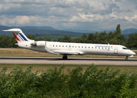 F-GRZA @ LFSB - Landing rwy 16 with new Air France c/s - by Shunn311