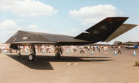 86-0823 @ EGVA - F-117 Nighthawk of 9th Fighter Squadron/49th Fighter Wing at Holloman AFB on display at the 1997 Intnl Air Tattoo at RAF Fairford. - by Peter Nicholson