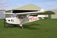 G-BSUX @ X5FB - Carlson Sparrow ii, Fishburn Airfield, October 2010. - by Malcolm Clarke