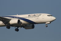 4X-EKI @ EBBR - Arriving of flight LY331 to RWY 02 - by Daniel Vanderauwera