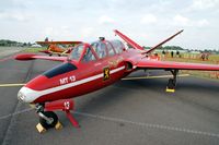 MT-13 @ EBAW - Red Devils colors former stuntteam Belgian Air Force.Preserved. - by Robert Roggeman