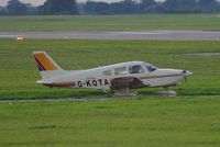 G-KOTA @ EGSH - About to depart. - by Graham Reeve