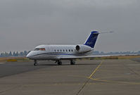 N643CR @ KAPC - Monfort Aviation (Eaton, CO) 1982 CL-600 Challenger taxis onto Napa Airport bizjet ramp on arrival from KOMA (Eppley Field, Omaha, NB) - by Steve Nation