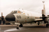 161408 @ MHZ - P-3C Orion of Patrol Squadron VP-8 on display at the 1985 RAF Mildenhall Air Fete. - by Peter Nicholson