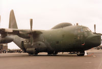 66-0220 @ MHZ - HC-130P Hercules of the 67th Aerospace Rescue & Recovery Squadron at RAF Woodbridge on display at the 1985 RAF Mildenhall Air Fete. - by Peter Nicholson