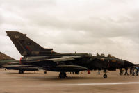 ZA448 @ MHZ - Tornado GR.1 of 15 Squadron at RAF Bruggen on display at the 1985 RAF Mildenhall Air Fete. Sadly, this aircraft crashed on the Nellis Range, Nevada during a Green Flag Exercise in March 1988. - by Peter Nicholson