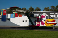 OE-FDK @ LOGF - Pink Aviation Skyvan