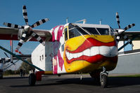 OE-FDK @ LOGF - Pink Aviation Skyvan