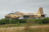 G-UVNR @ EGFH - Resident Strikemaster (Viper 2) departing Runway 22 - by Roger Winser
