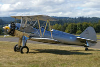 N1307N @ KSPB - Seen on a glorious fall afternoon was this classic E-75 biplane. - by Joe G. Walker