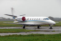 D-CTTT @ EGNV - German registered Cessna C560, c/n: C560-5573 visiting Durham Tees Valley - by Terry Fletcher