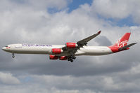 G-VBUG @ EGLL - Virgin Atlantic A340-600 - by Andy Graf-VAP