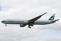 B-KPG @ EGLL - Cathay Pacific 777-300 - by Andy Graf-VAP