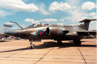 XV359 @ MHZ - Buccaneer S.2B of 208 Squadron at RAF Lossiemouth on display at the 1988 RAF Mildenhall Air Fete. - by Peter Nicholson