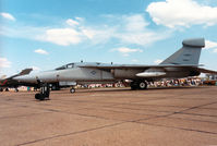 66-0031 @ MHZ - EF-111A Raven of RAF Upper Heyford's 42nd Electronic Combat Squadron/66th Electronic Combat Wing on display at the 1988 RAF Mildenhall Air Fete. - by Peter Nicholson