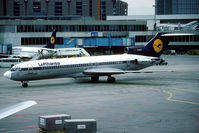 D-ABKH @ EDDL - Classic Boeing 727 of Lufthansa.
