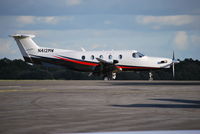 N412MW @ EGTF - Pilatus PC-12/47E departing Fairoaks - by moxy