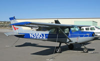 N39DJ @ KCMA - Colorful 1977 Cessna 152 at home base minus prop (not going anywhere, today) - by Steve Nation