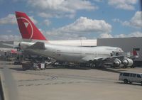 N662US @ DTW - Northwest 747-400 - by Florida Metal