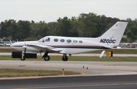 N20DC @ ORL - Cessna 414A - by Florida Metal