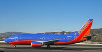 N608SW @ KBUR - Southwest 1995 737-3H4 ready to taxi at Bob Hope Airport - by Steve Nation