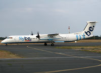 G-ECOI @ LFBH - Taxiing holding point rwy 28 for departure... - by Shunn311