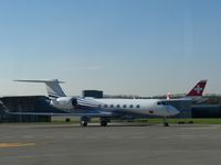 N607CV @ LSZH - Not bad considering this was taken through a coach window - by Andy Parsons