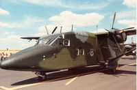 84-0467 @ MHZ - C-23A Sherpa named Upper Heyford of 10th Military Airlift Squadron based at Zweibrucken on display at the 1988 RAF Mildenhall Air Fete. - by Peter Nicholson