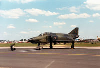 35 06 @ MHZ - RF-4E Phantom of German Air Force's AKG-51 on the flight-line at the 1988 RAF Mildenhall Air Fete. - by Peter Nicholson