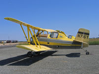 N716Y @ CL23 - Jones Ag-Aviation 1964 G-164 Ag-Cat as duster and sans engine at Chuck Jones Biggs, CA airstrip - by Steve Nation