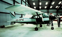 OO-CPW @ EBNM - Cessna 182B Skylane [51584] Temploux-Namur~OO 13/09/1981. Taken from a slide. - by Ray Barber