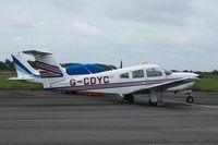 G-CDYC @ EGFH - Resident Cherokee Arrow IV. De-registered 28th March 2011. Previously registered N2835D which was cancelled on 13th April 2006. - by Roger Winser