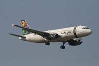 S5-AAA @ EBBR - Arrival of flight 8U924 to RWY 02 - by Daniel Vanderauwera