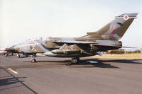 ZA474 @ EGQL - Tornado GR.1B, callsign Wolf 1, of 12 Squadron at RAF Lossiemouth on display at the 1996 RAF Leuchars Airshow. - by Peter Nicholson